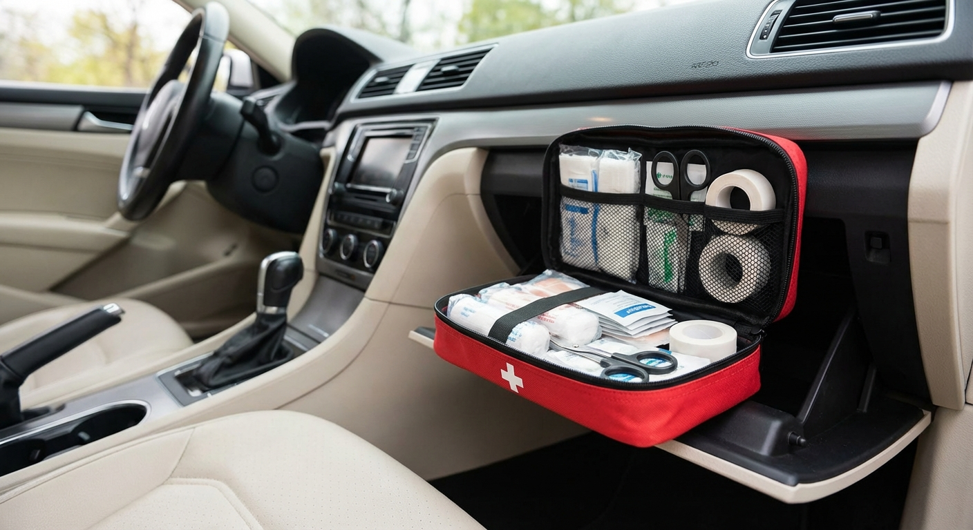 Best first aid kit for car stored in glove box
