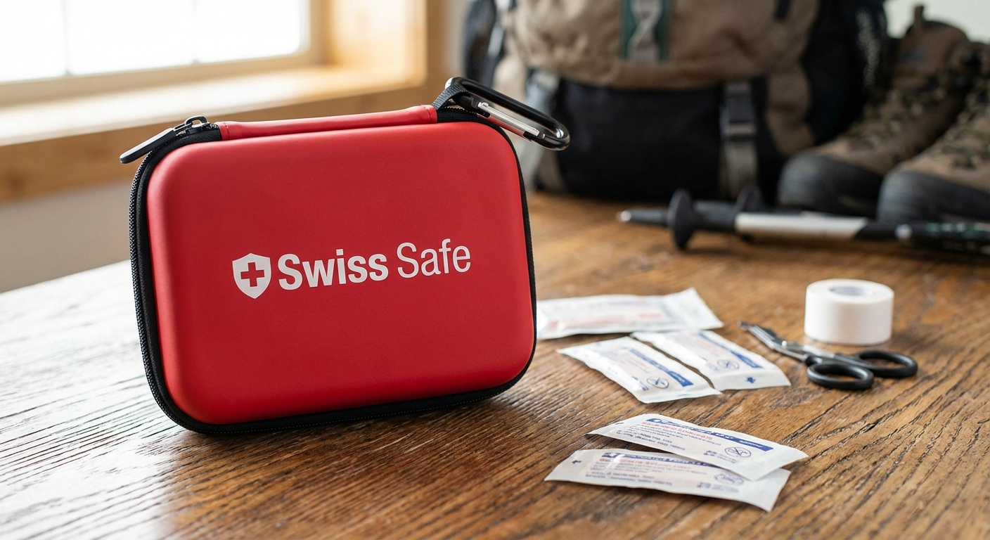 Swiss Safe 2-in-1 First Aid Kit for car